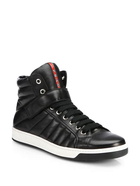 sneakers prada 2014|prada designer high top sneakers.